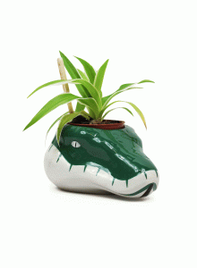 Керамична саксия с форма - Хари Потър Слидерин